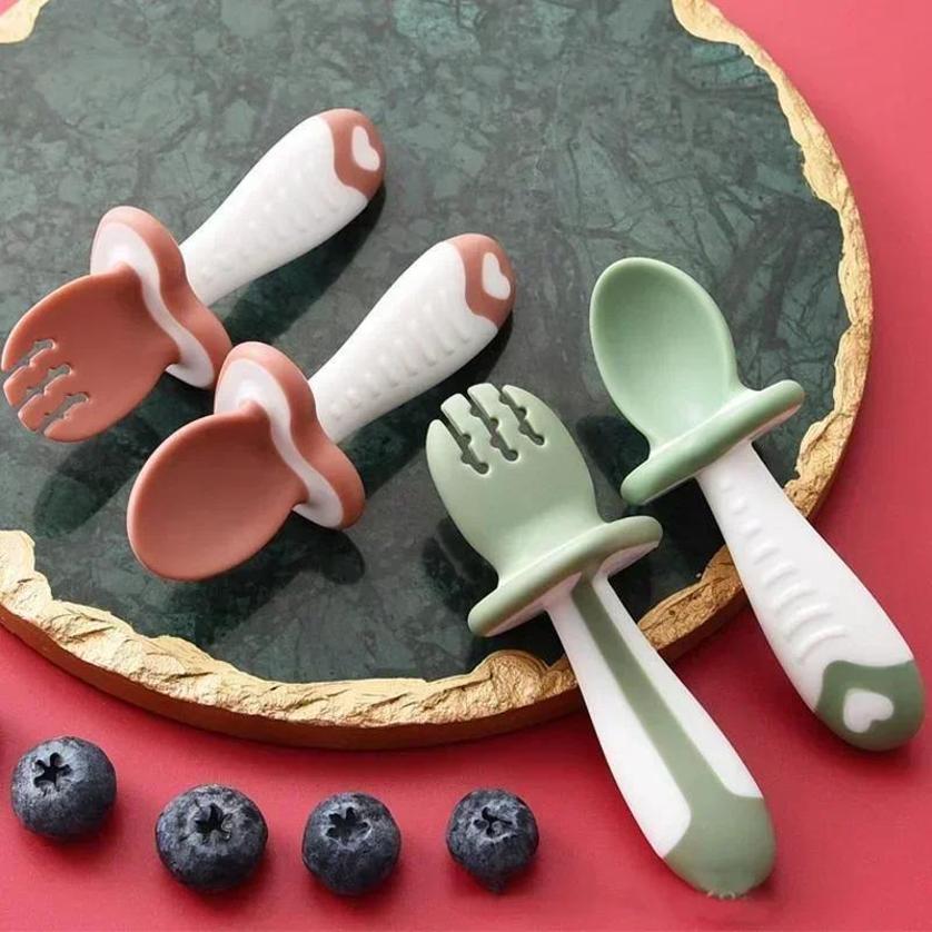 Weaning Spoon Set - Set di stoviglie per bambini in