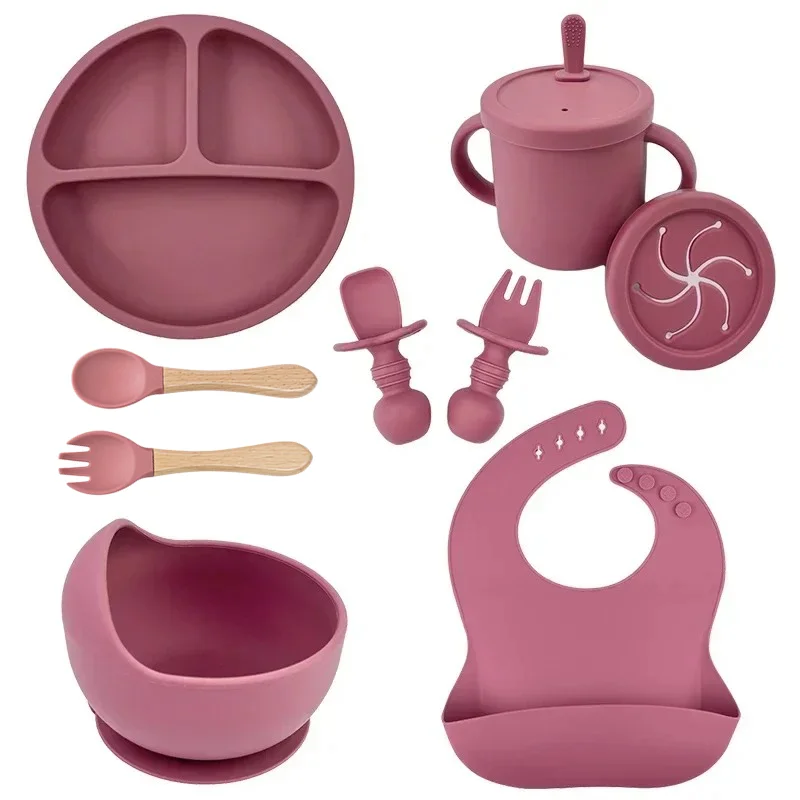 Baby Food Dispensing Spoon - Set di piatti per bambini in