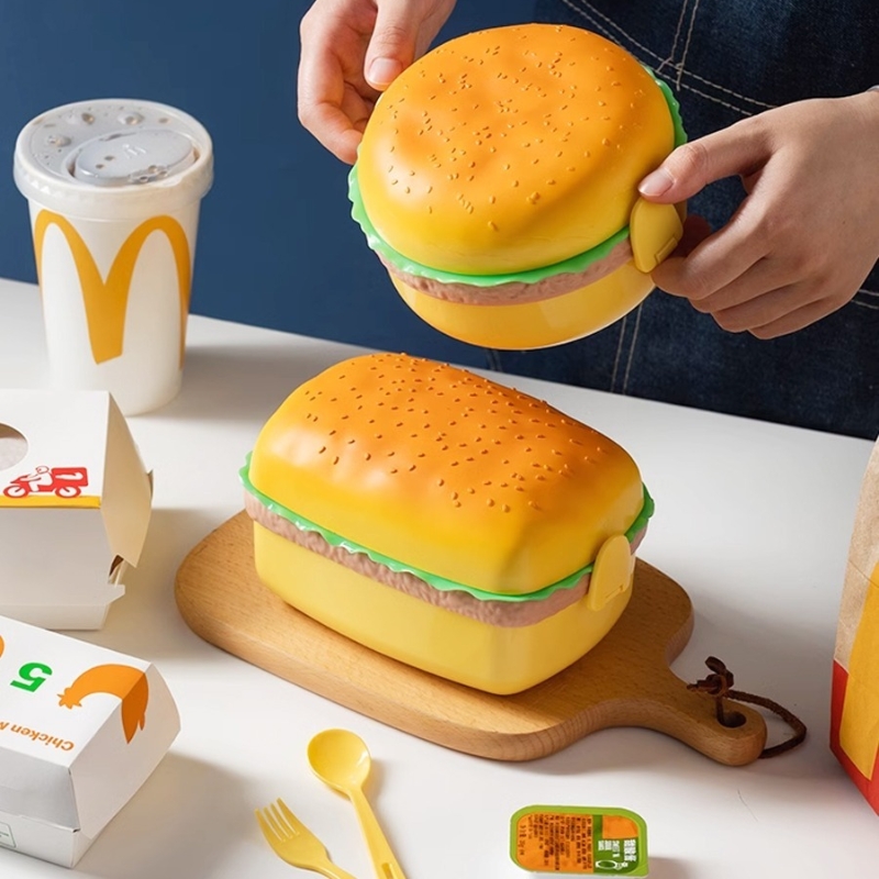 Weaning Spoon Set - Scatola per il pranzo per hamburger