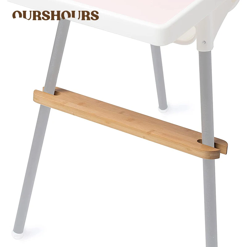 Baby Food Chair - Seggiolone per bambini Poggiapiedi in legno