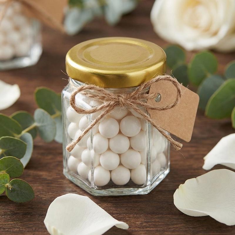 Baby Food Jars With Lids - Barattoli Esagonali Mini in Bulk con