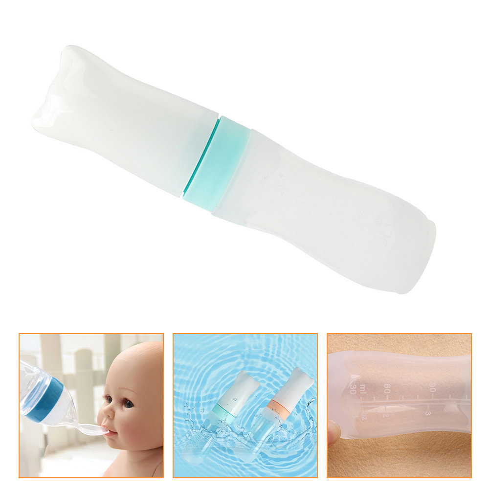Baby Food Dispensing Spoon - Biberon in Silicone da 120ml con