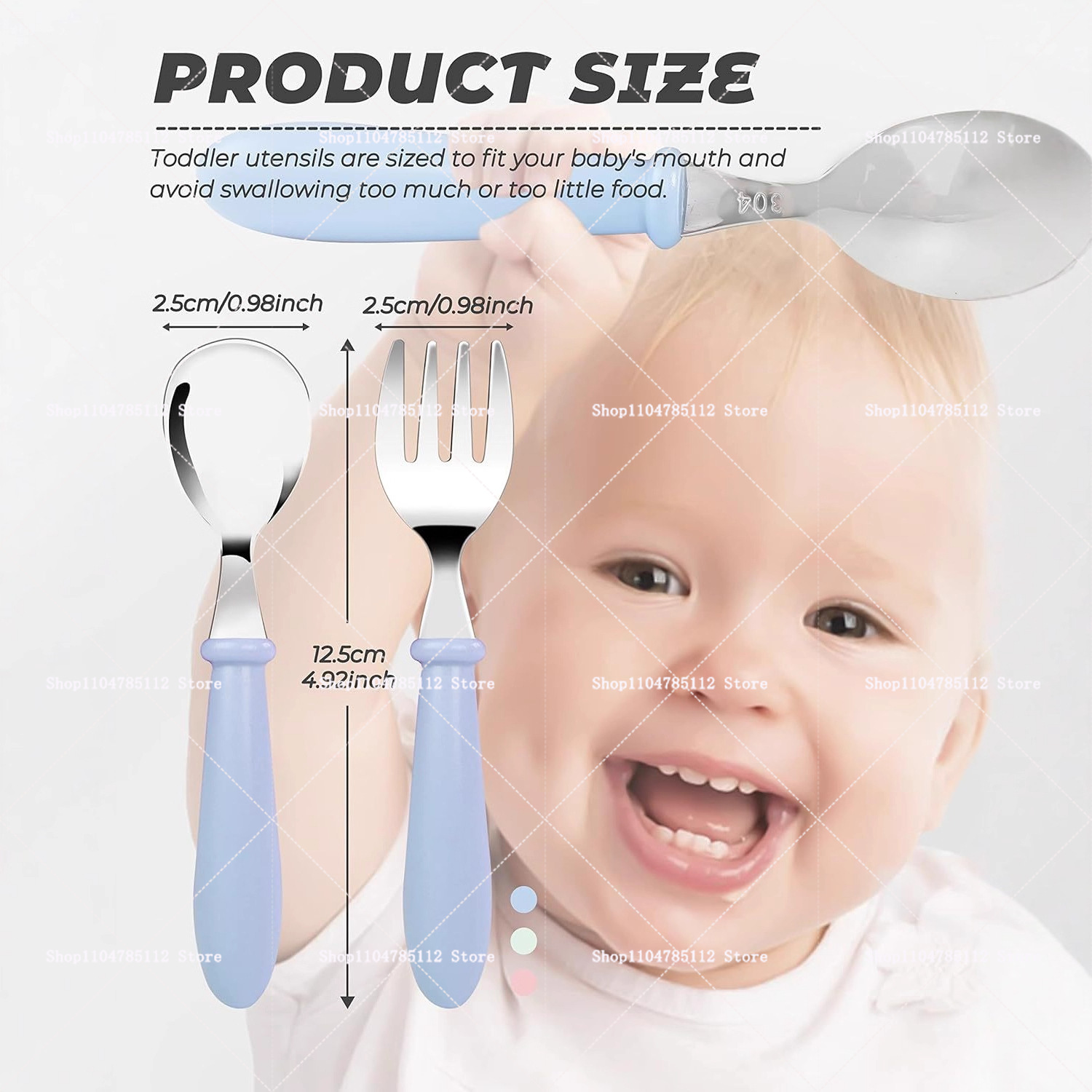 Set di 2 Posate (Cucchiaio e F - Weaning Spoon Set recensione e prezzo
