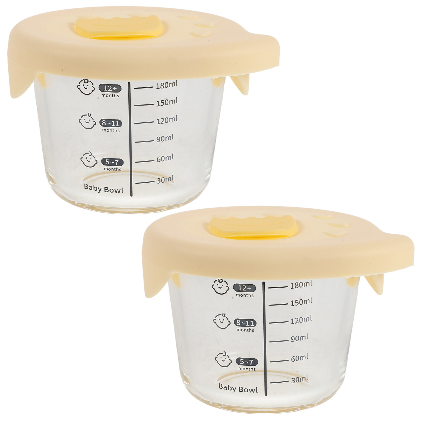 2 Pezzi Contenitori in Vetro p - Baby Food Glass Jar recensione e prezzo