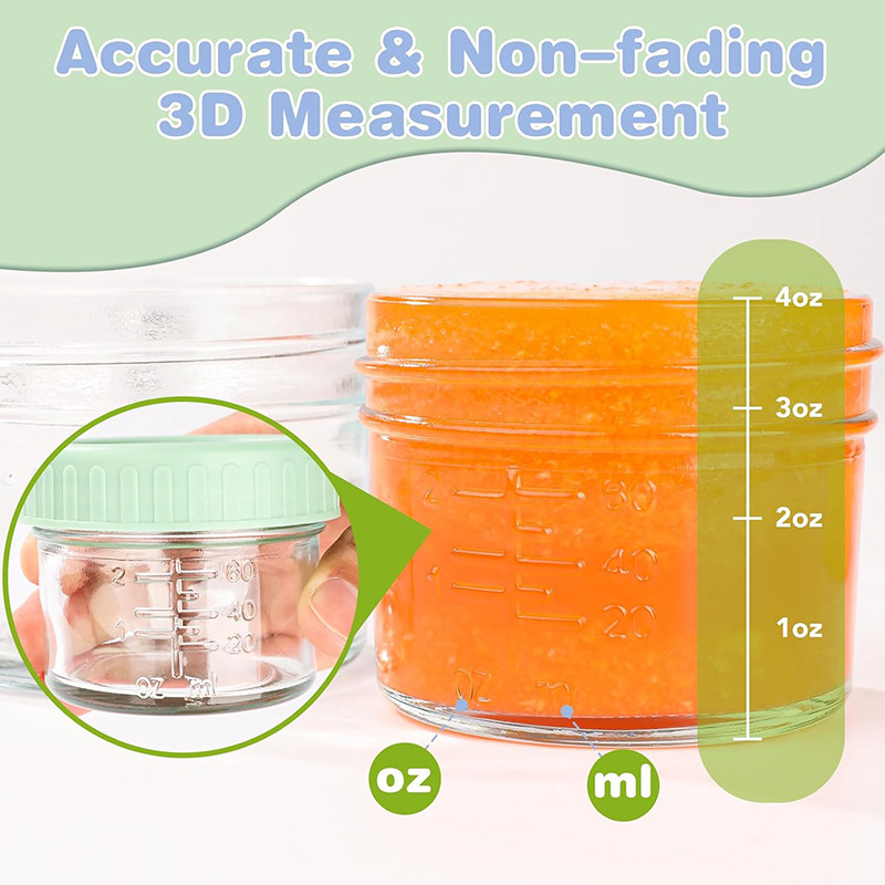 Set di 6 Barattoli in Vetro pe - Baby Food Glass Jars recensione e prezzo