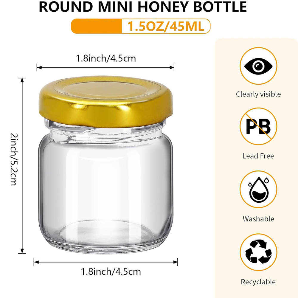 Mini barattoli rotondi traspar - Baby Food Jars With Lids recensione e prezzo