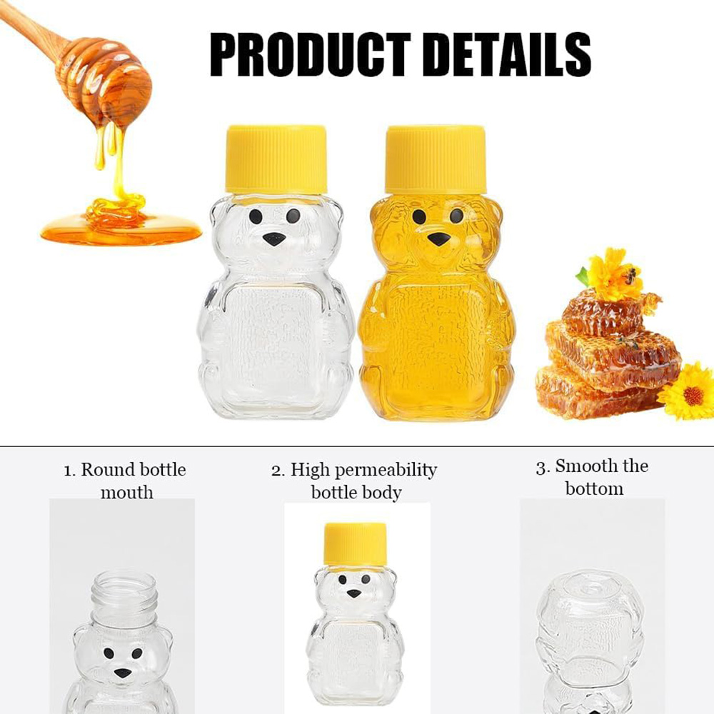 24 PZ 2 oz Bottiglia di Orso d - Baby Food Jars With Lids recensione e prezzo