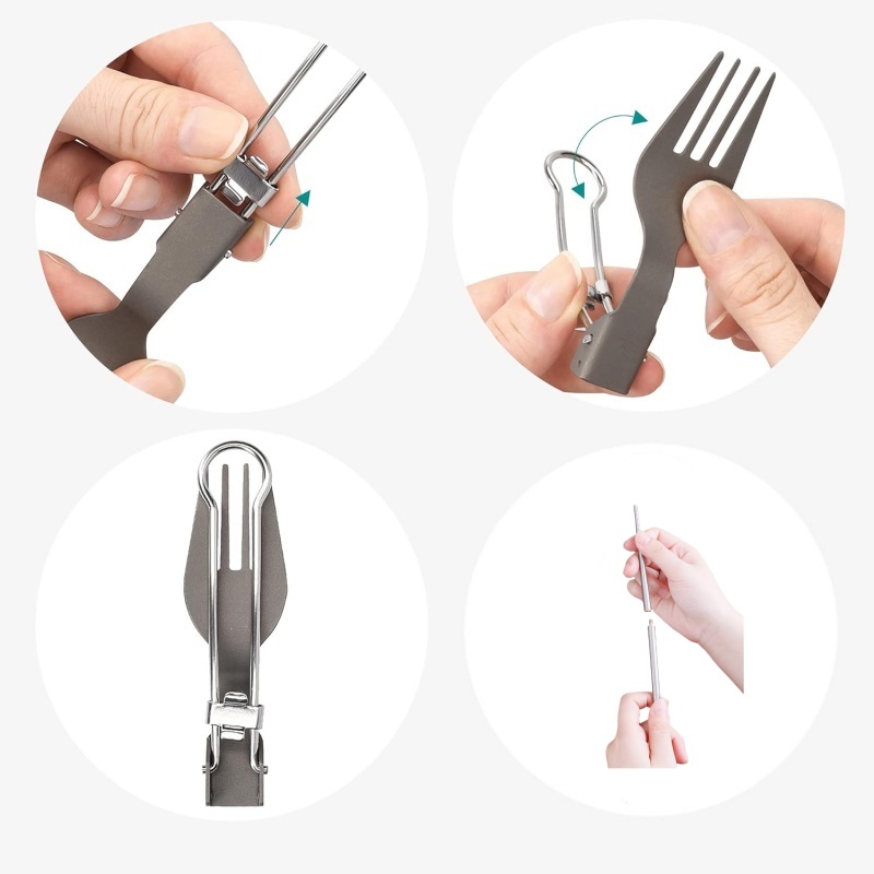 Set di Posate Pieghevoli in Ti - Weaning Spoon Set recensione e prezzo