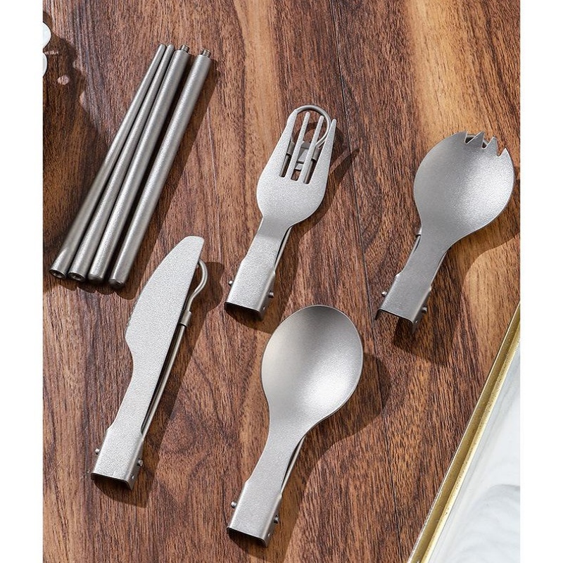 Set di Posate Pieghevoli in Ti - Weaning Spoon Set recensione e prezzo