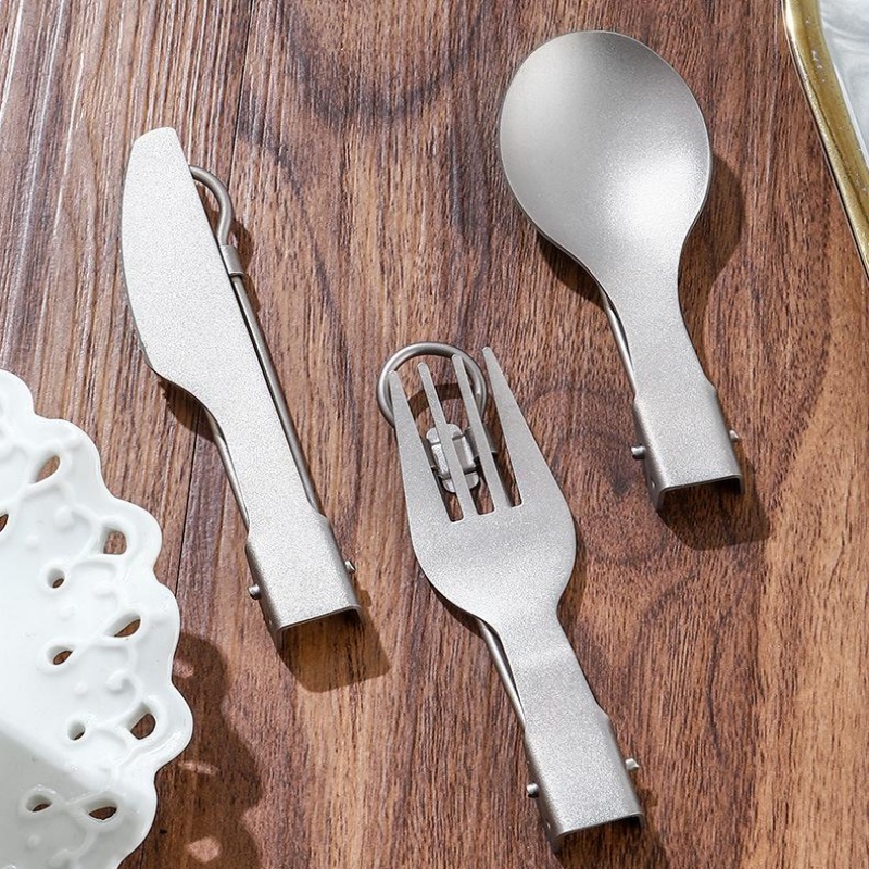 Set di Posate Pieghevoli in Ti - Weaning Spoon Set recensione e prezzo