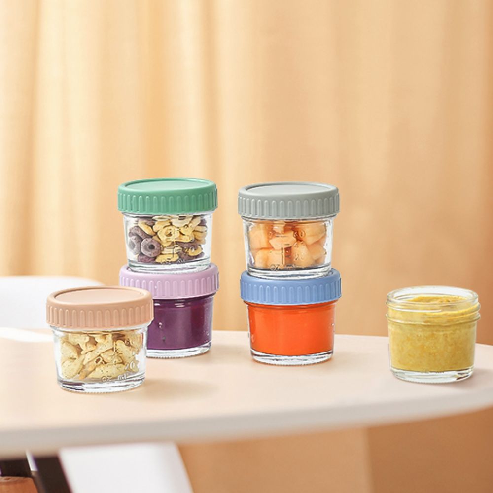 Set di 6 Barattoli in Vetro Mu - Baby Food Glass Jars recensione e prezzo